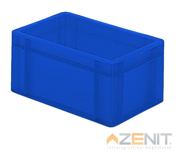 Műanyag szállítóláda 300×200×145 mm kék színben